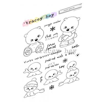 Tracey Hey Cutting Stempel - Snow Special